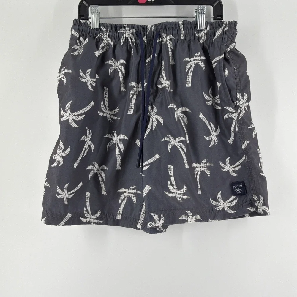 Spicy‎ Tuna Swim Trunks Boys Mens Size Small Lined Set of 2